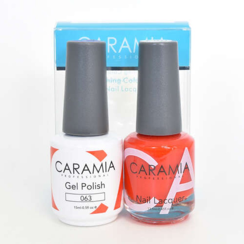 #063 Caramia Gel Polish & Nail Lacquer 0.5oz